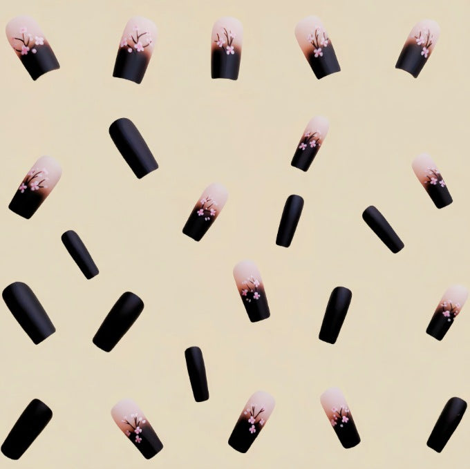 Künstlerisches Floral Französisches Nagelkunstset Karnz