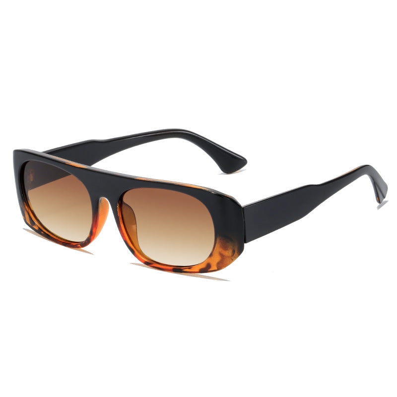 Damen modische Sonnenbrille im eleganten Schilddesign Karnz