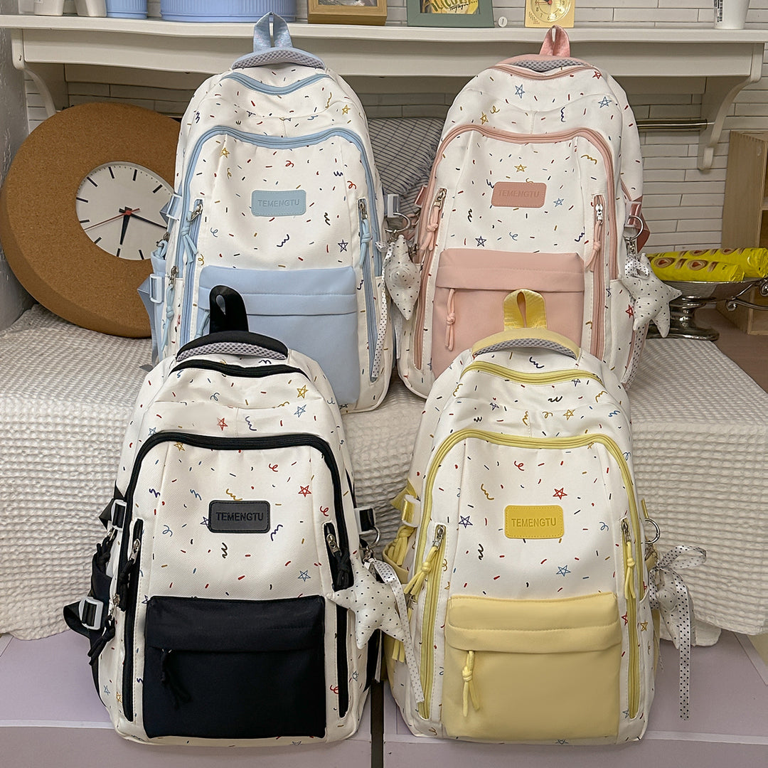 Trendy Dekorative Gemusterte Rucksack Karnz