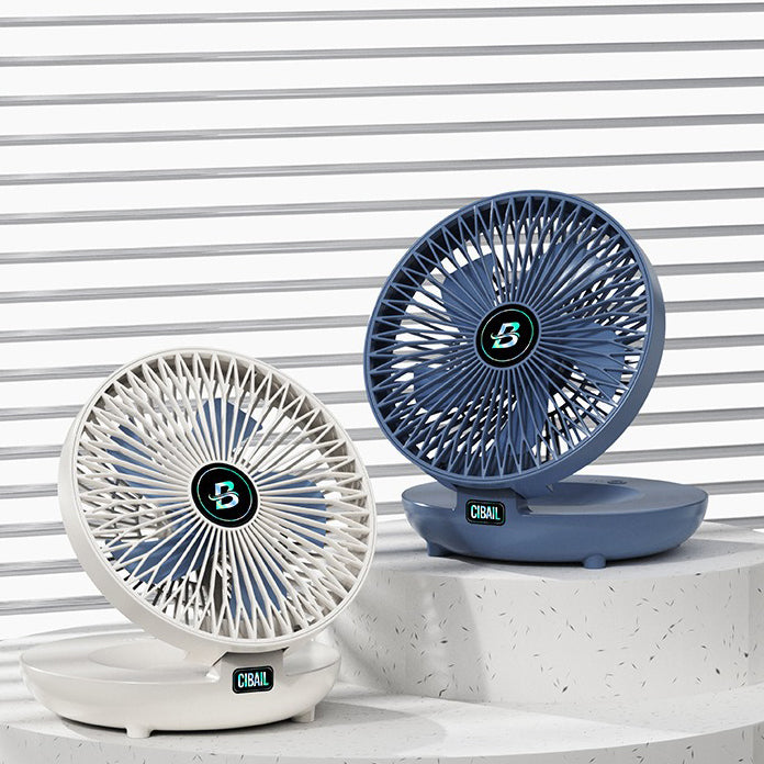 Tragbarer Mini-Desktop-Ventilator, USB-aufladbarer verstellbarer Wandventilator | Karnz