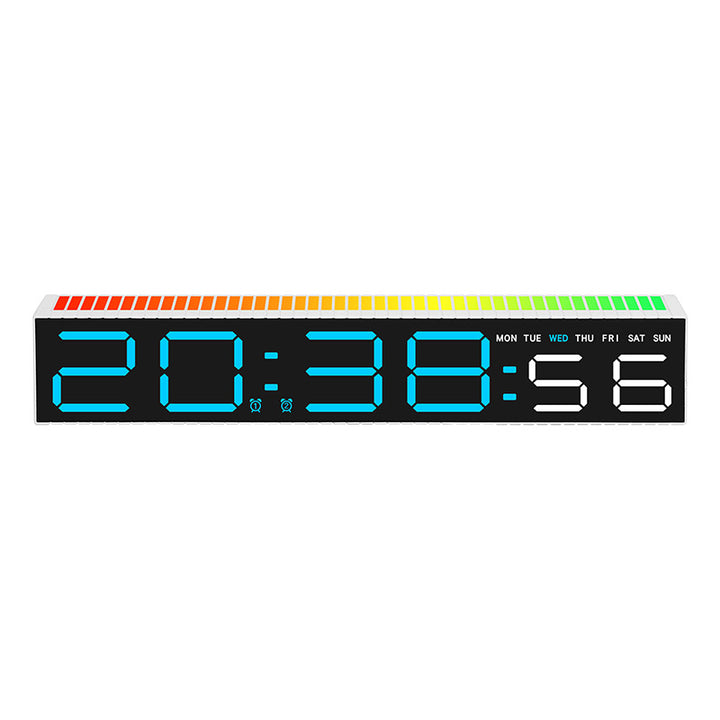 Digitaluhr mit Kalender und Wochentagsanzeige Karnz