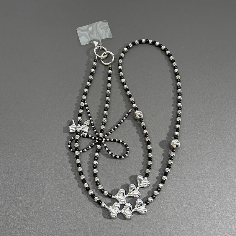 Elegante Perlenverzierte Lanyard Karnz