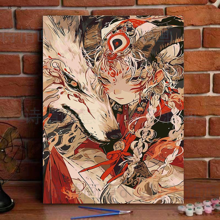 Fantasy Creature Themed Wandkunst Karnz
