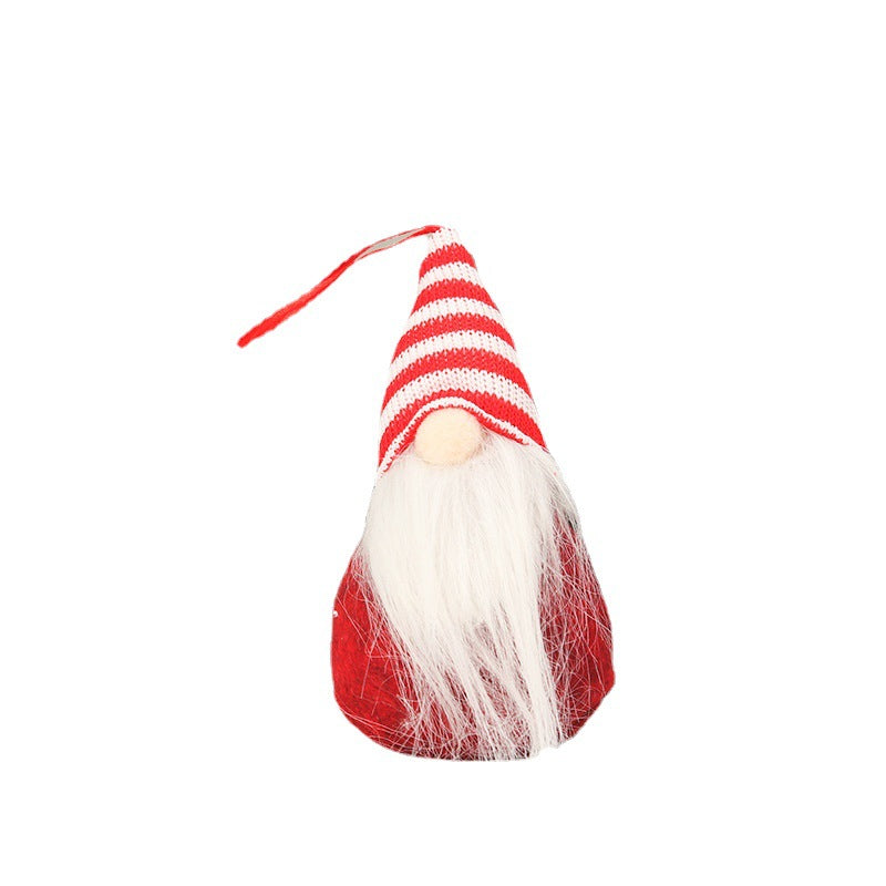 Niedliche Weihnachtsbaumdekoration im Gnom-Design Karnz