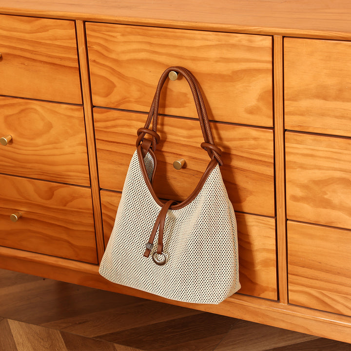 Gewebte Mesh Hobo-Handtasche