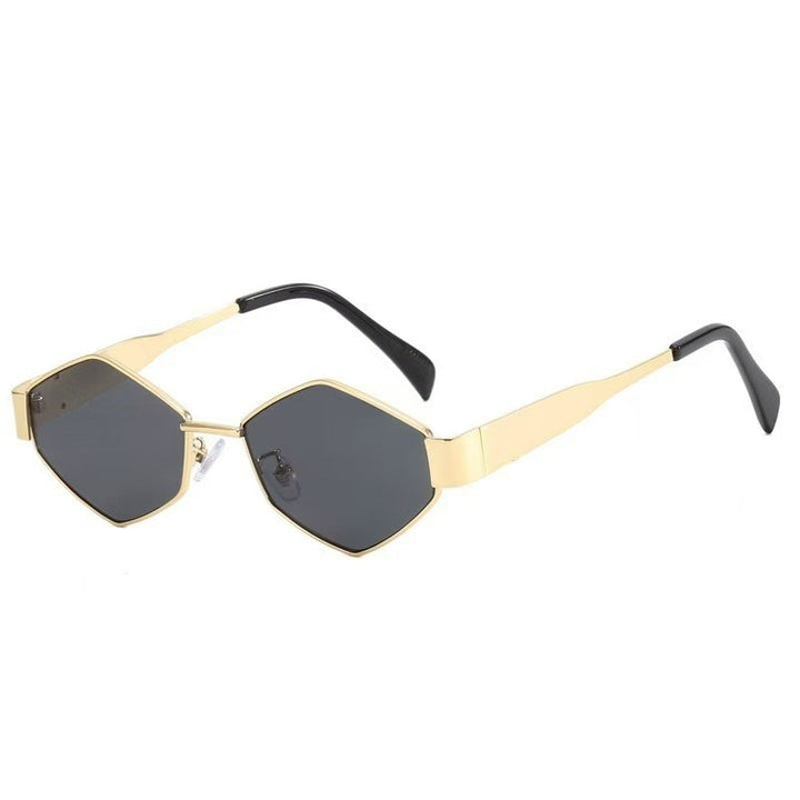 Chic hexagonale Rahmen Sonnenbrille