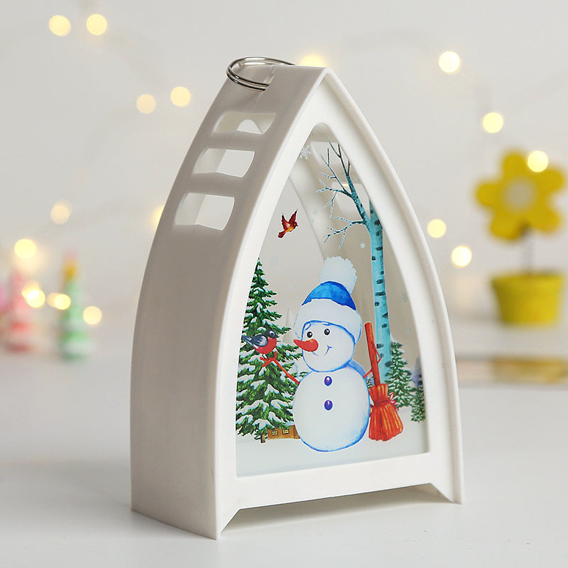 Dekorative Winterlaterne