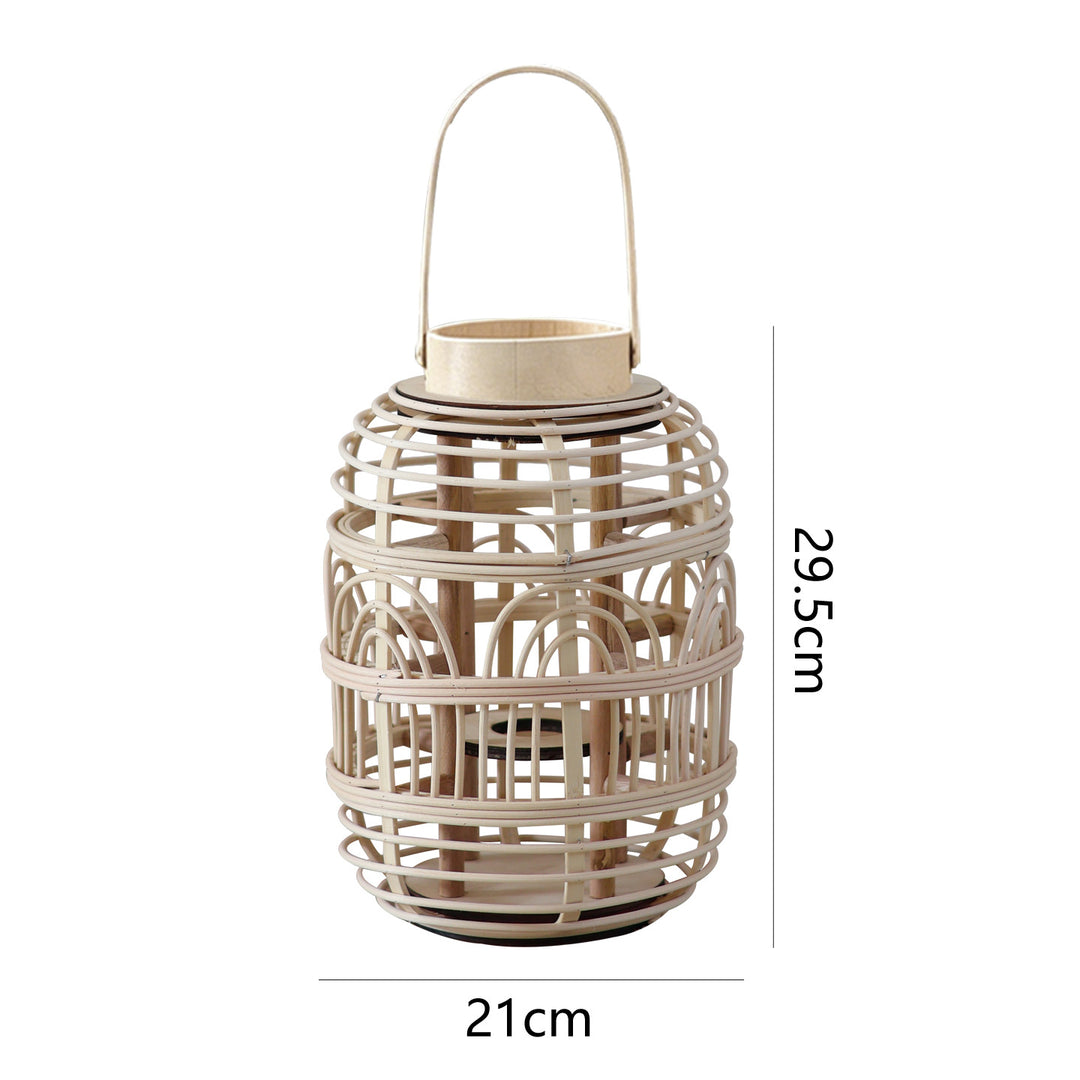 Dekorative Rattan-Laterne Karnz