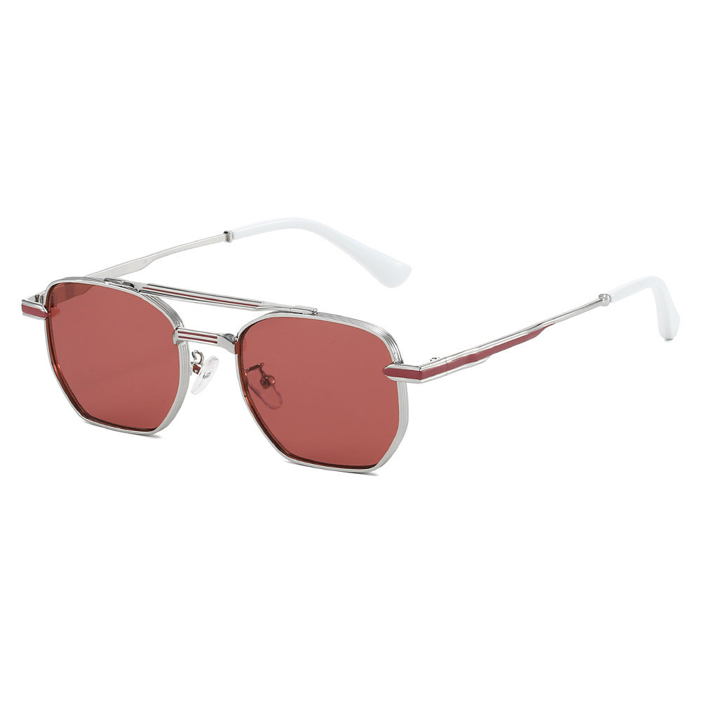 Damen modische Sonnenbrille im eleganten achteckigen Design Karnz