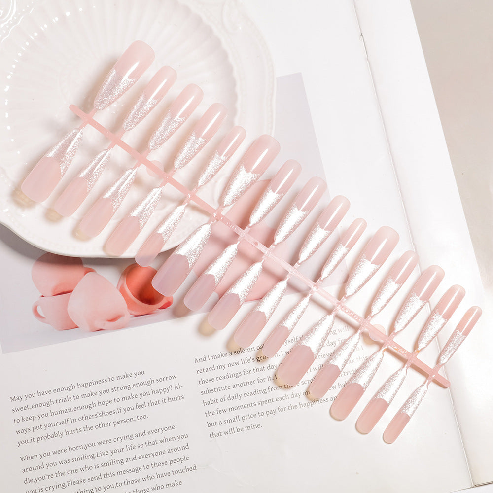 Premium Glamouröse Stiletto Press-On Nägel Karnz