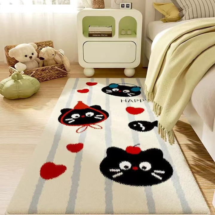 Verspielter Tiermotiv-Teppich Karnz