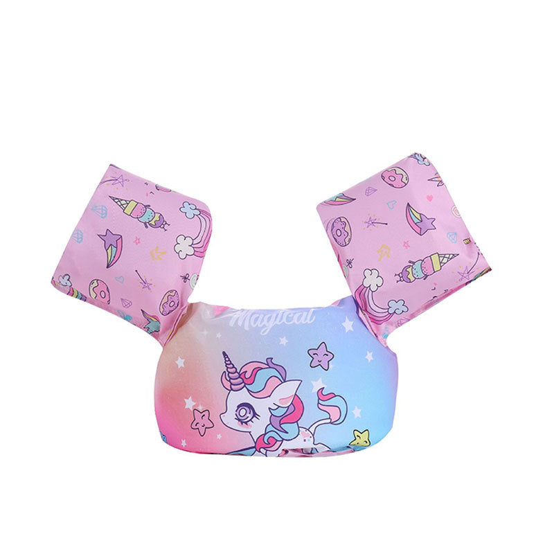 Damen Aufblasbare Schwimmhilfe mit farbigem Flamingo-Design Karnz