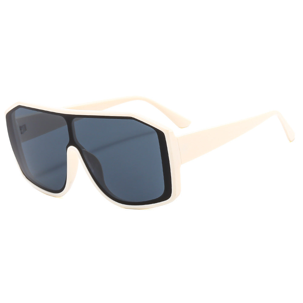 Damen Modische Oversized Sonnenbrille im extravaganten Animal-Print Design Karnz