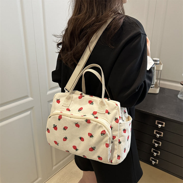 WoPlayful Erdbeer Druck Crossbody Tasche Karnz