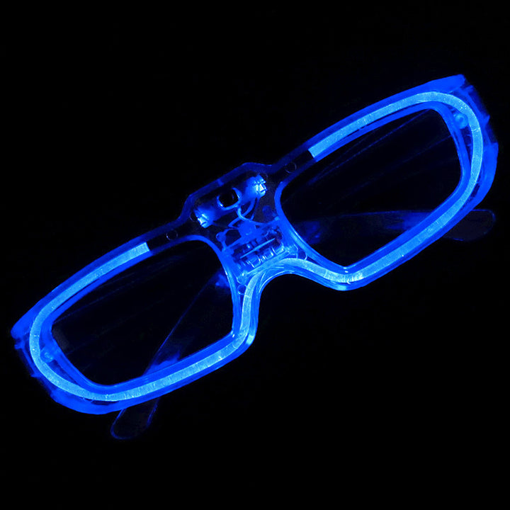 Leuchtende Herzbrille