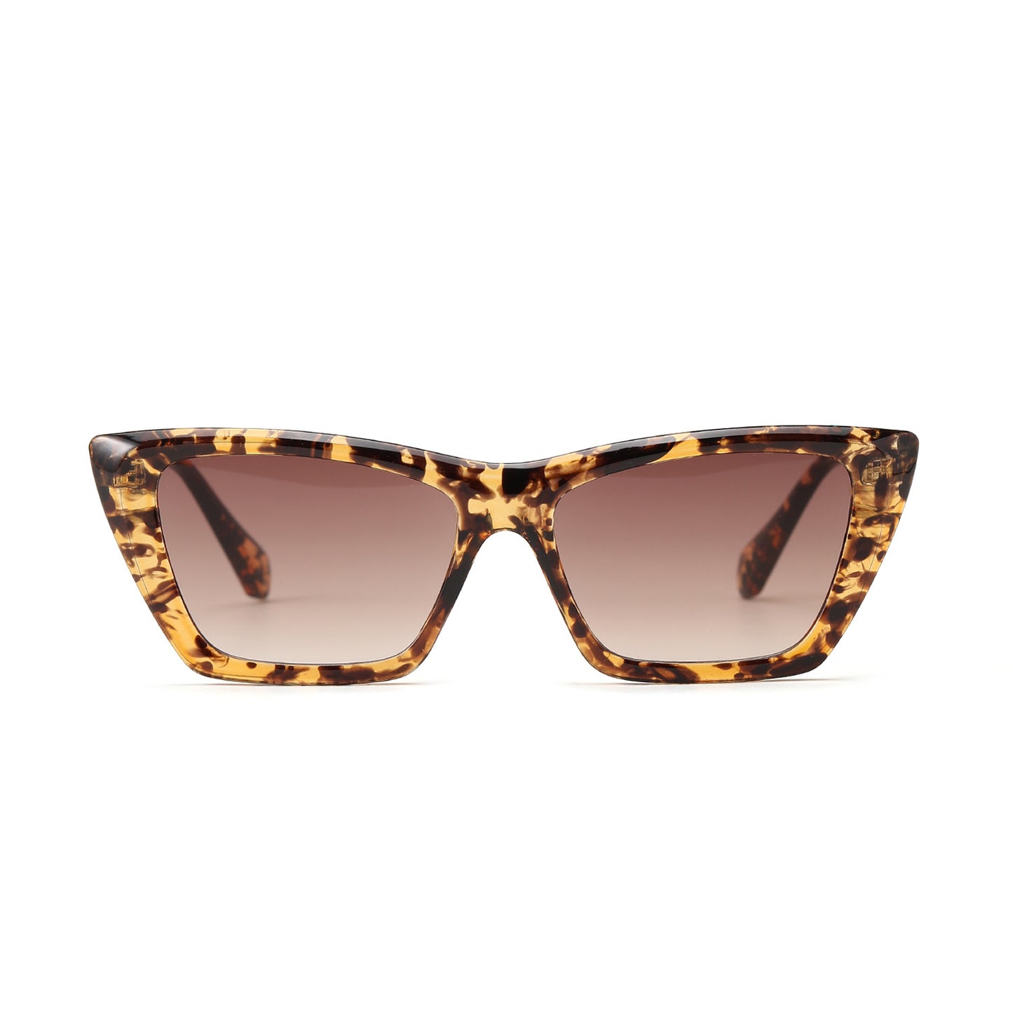 Damen geometrische Sonnenbrille mit stylischem Kunststoffrahmen Karnz