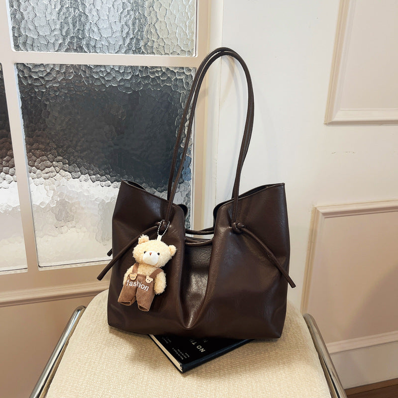 Lässige Zugband-Shopper-Tasche
