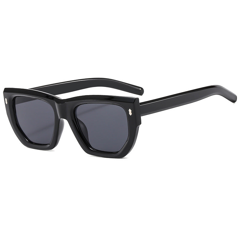 Damen Designer-Sonnenbrille mit modernem geometrischem Rahmen und UV-Schutz Karnz