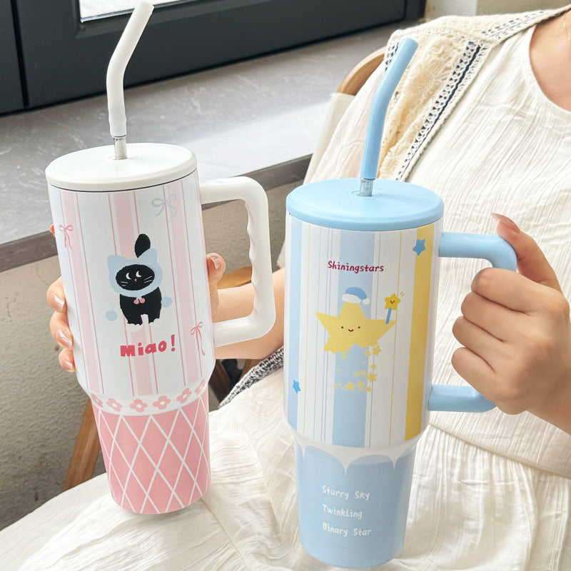 Damen Thermobecher mit fröhlichem Gemüse-Design Karnz