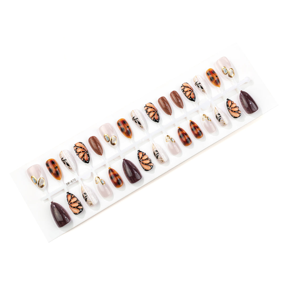 Manuelles Künstlerisches Press-On-Nagelset