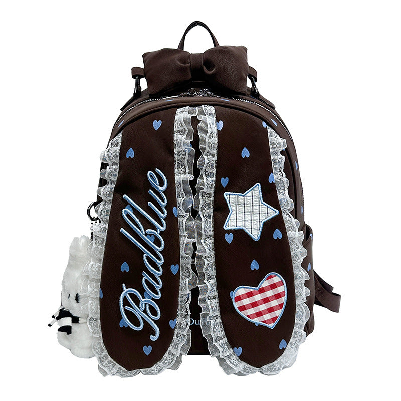 Dekorativer Mini-Rucksack mit Bunny-Ohren Karnz