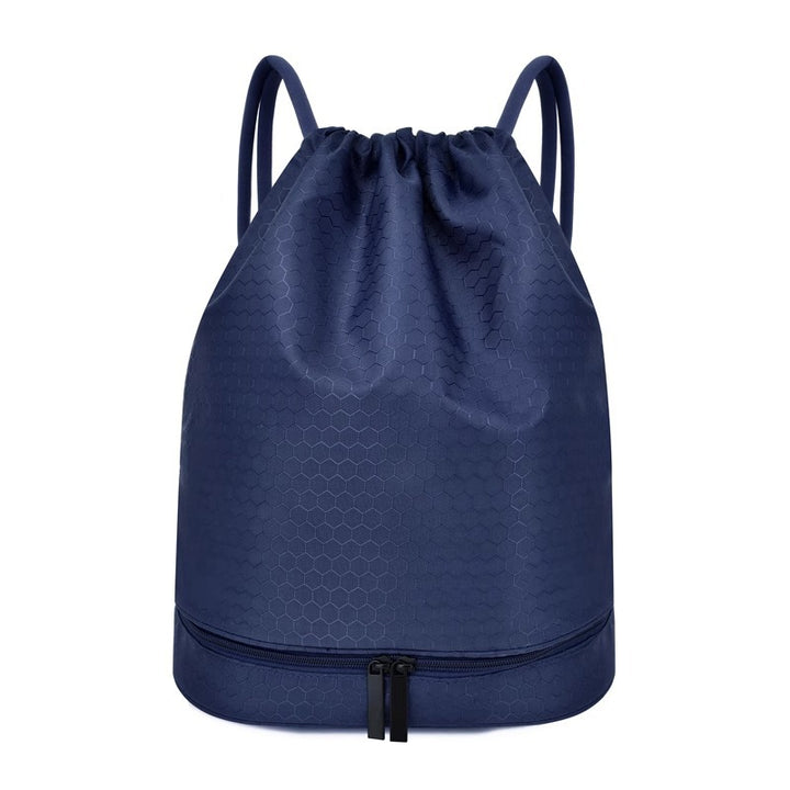 Leichter Hexagonmuster Kordelzug Rucksack Karnz