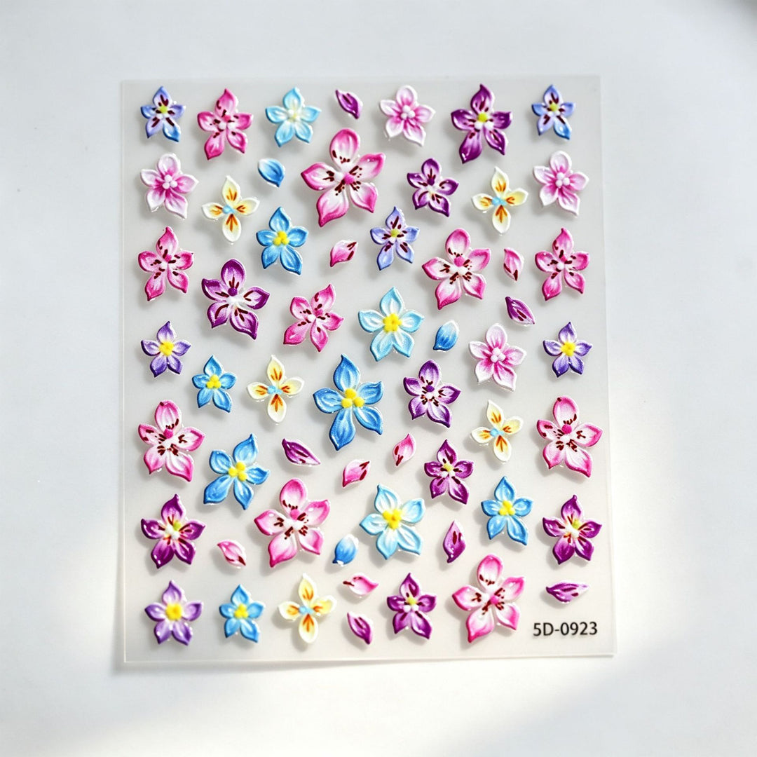 Floral Decorative Nail Art Aufkleber
