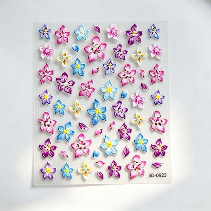 Floral Decorative Nail Art Aufkleber