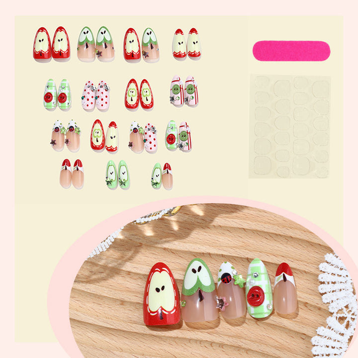 Kreatives Kunstnagelset mit festlichen Weihnachtsmotiven Karnz