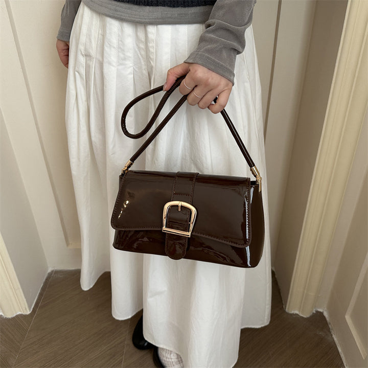 Elegante Mini-Handtasche mit Schnallen-Detail