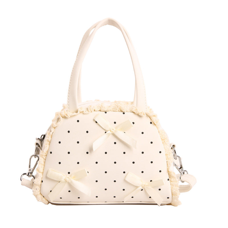 WoCharming Schleifen-verzierte Alltagshandtasche Karnz