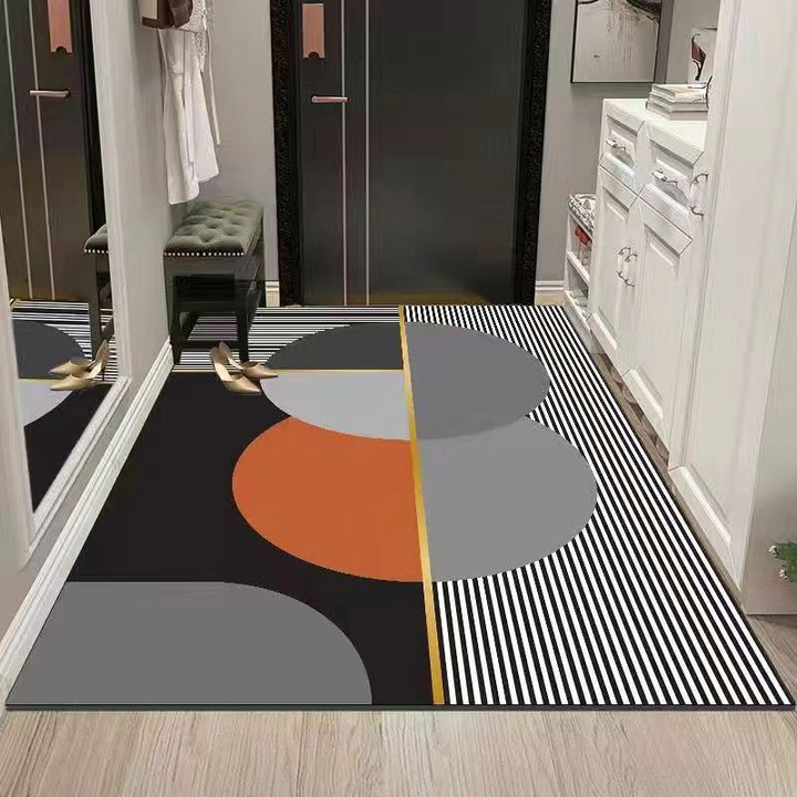 Moderner geometrischer Bodenmatte