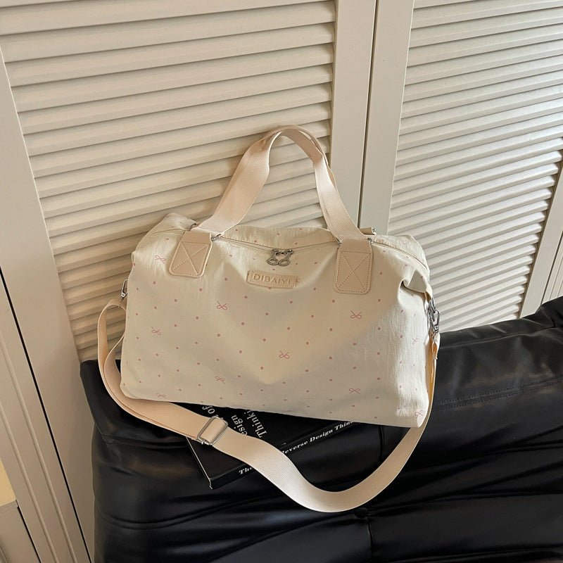 Stilvolle Gepunktete Reise-Duffle-Tasche Karnz