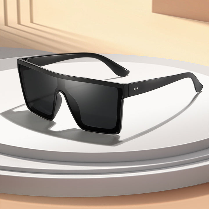Fette geometrische Sonnenbrille Karnz