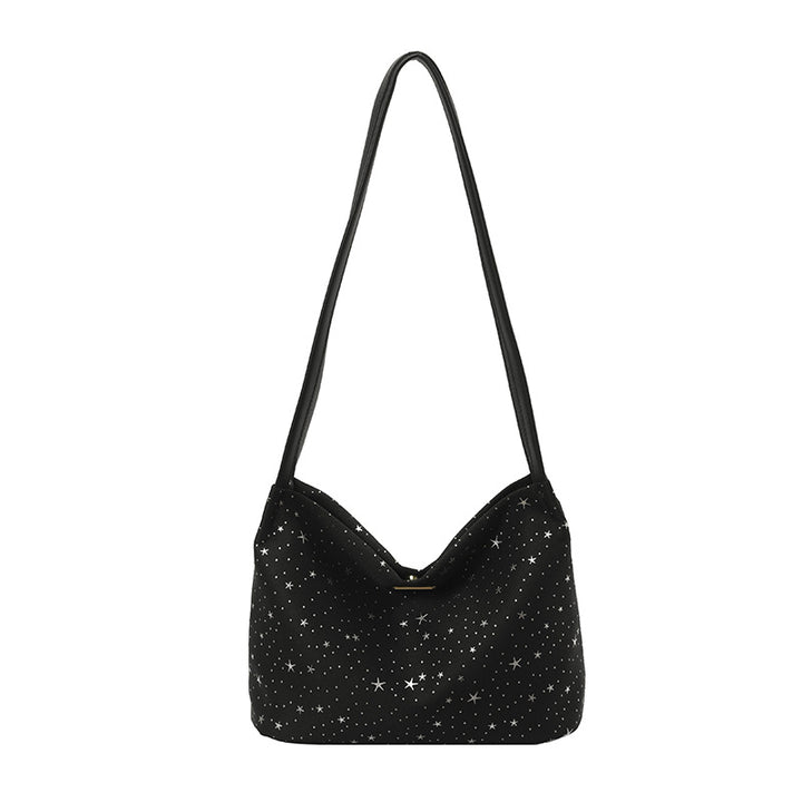 WoStylish Star-beschmückte Hobo-Tasche Karnz