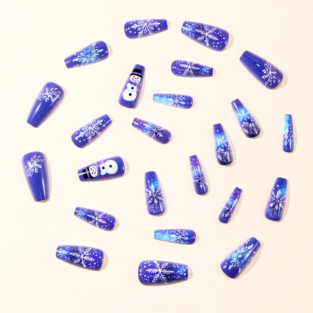 Winter-Themen 3D Nagelkunst Erweiterungen Karnz