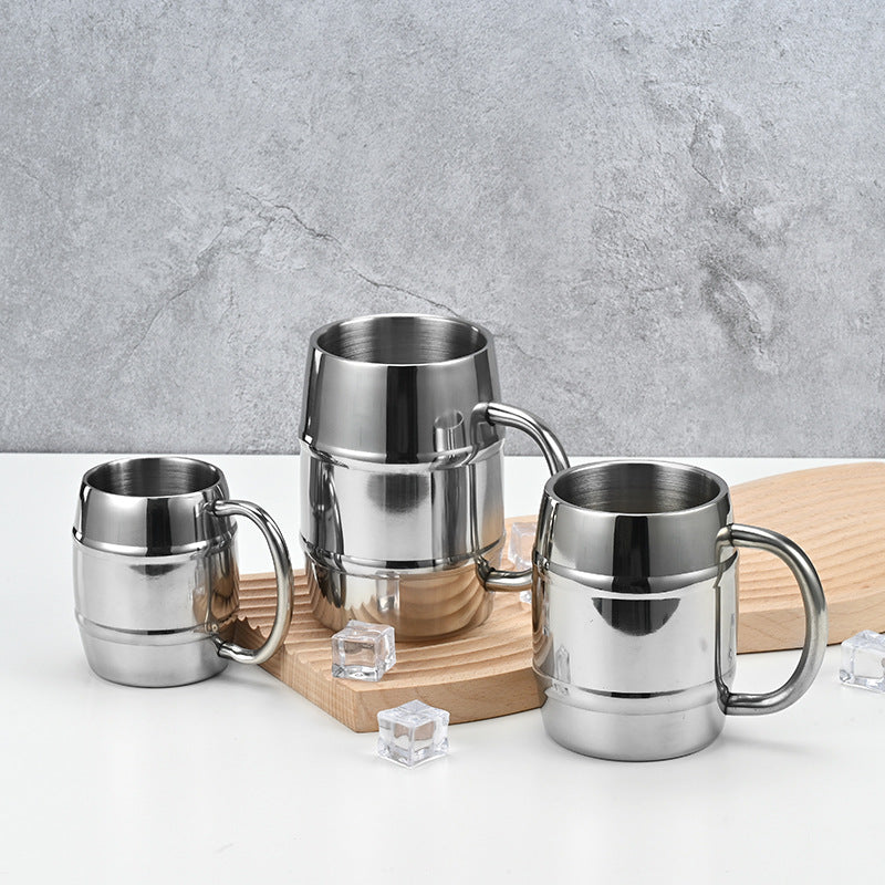 Damen rostfreier Edelstahl Kaffeebecher Karnz