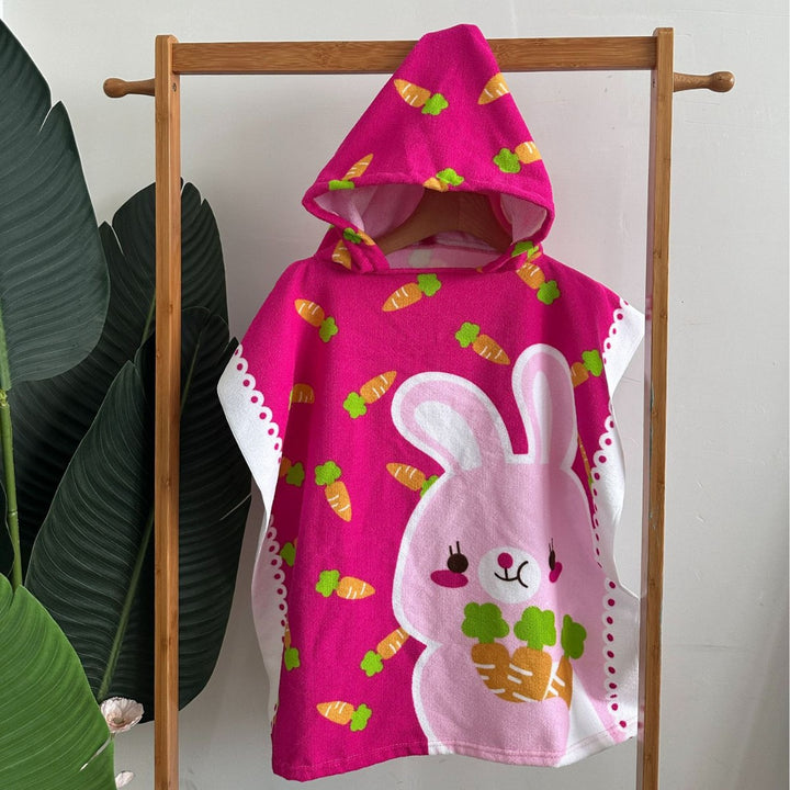 Kinder Haifisch-Design Kapuzenhandtuch Poncho Karnz