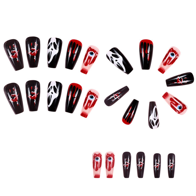 Gothic Themed Press-On Nail Set Karnz