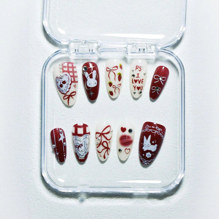 Künstlerisches Themen-Nagelset Karnz