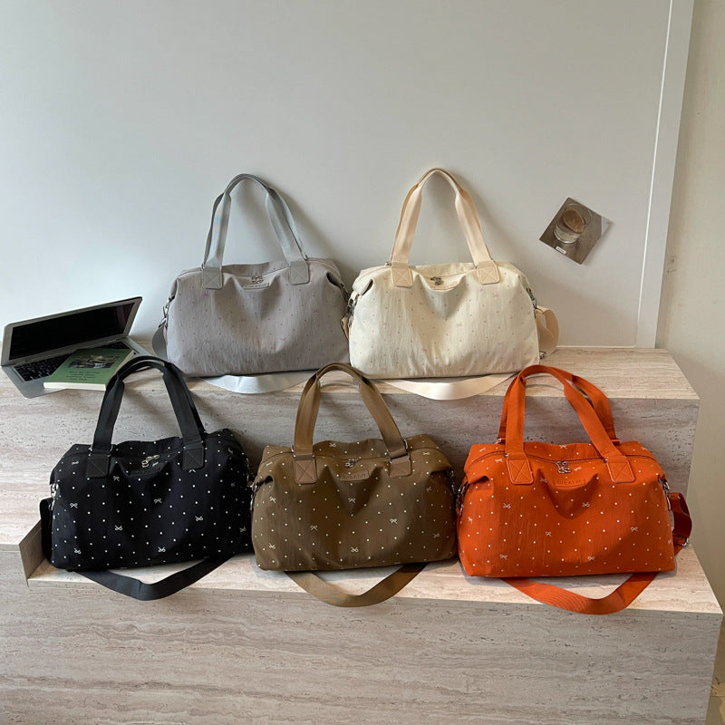 Stilvolle Gepunktete Reise-Duffle-Tasche Karnz