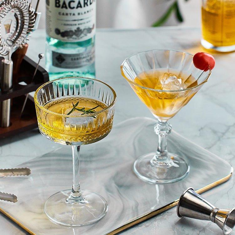 Gemusterte Martini Cocktailgläser | Karnz
