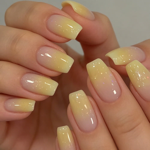 Elegante Ombre Druck-Nagelset Karnz