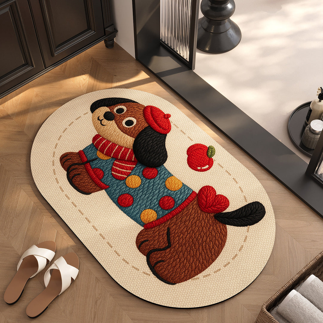 Verspielt Tiermotiv Teppich