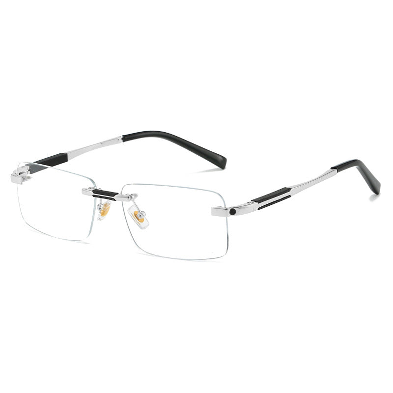 Damen Sonnenbrille im modernen rechteckigen Design mit luxuriösen Metallelementen Karnz