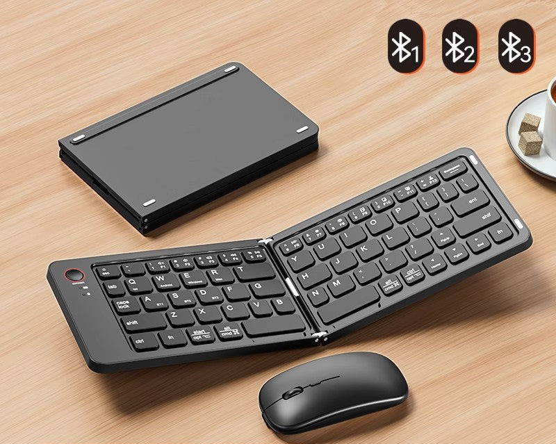 Faltbare Bluetooth-Tastatur und Maus Combo Karnz