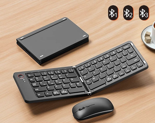 Faltbare Bluetooth-Tastatur und Maus Combo Karnz