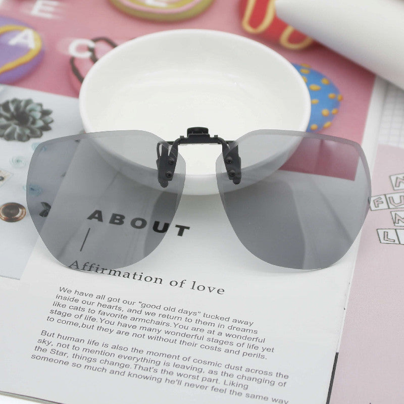 Damen modische Oversized-Sonnenbrille mit eckigem Design Karnz