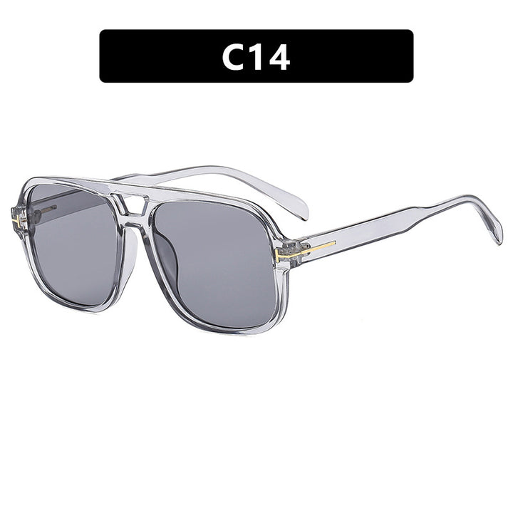 Damen quadratische Designerbrille mit filigranem Rahmen und modernem Kunststoffmaterial Karnz