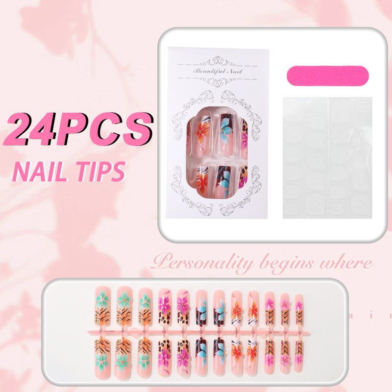 Floral Art Press-On Nagelspitzen Karnz